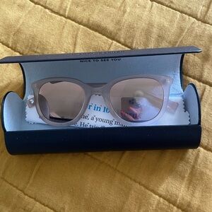 Warby Parker Sunglasses- Laurel in Rose Quartz